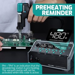 YIHUA 948D-IV 5-in-1 Digital Soldering & Hot Air Desoldering Rework Stations