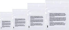 Poly Bags With Suffocation Warning 4X6″, 5X7″, 6X9″, 8X10″ – Small Combo Pack Of