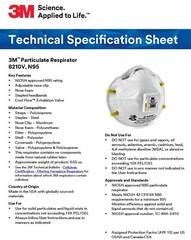 8 BX 3M 8210V N95 Particulate Respirator Protection Masks Exhalation Valve NIOSH