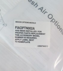 TRANE FIAOPTN002A PRECEDENT SYMBIO 700 FRESH AIR OPTIONS MODULE/ LOGIC CONTROL