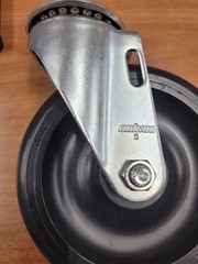 Colson 2.05254.55 5″ X 1-1/4″ Non-Mark Poly Swivel Caster, No Brake, 1/2-13 Stem