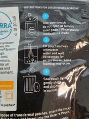 LOT OF 3 – Deterra Drug Deactivation & Disposal System – Medium Pouch