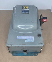 Square D H362A Series A2 Fusible Safety Switch 60A 600VAC 3 Pole NEMA 12K