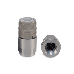 3/4″ Flat Face Hydraulic Quick Couplers Set – 1″ NPT Thread
