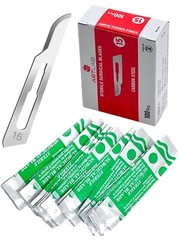500 EA Surgical Scalpel Blades Surgical Dental ENT Instruments with Free Handle
