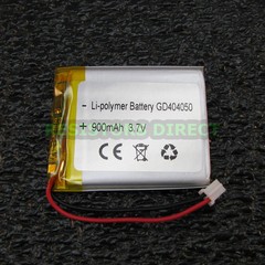 Lithium Ion Polymer 3.7v Rechargeable Battery 900mAh Project Arduino LiPoly Y28