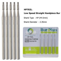 Wave Dental Straight Surgical Bur 701 702 703L Carbide Low Speed Nosecone 44.5mm