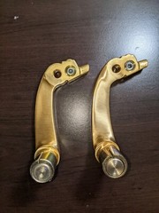 Von Duprin 88 Series Left Hand Lever Arm Satin Brass Finish