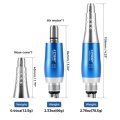 Dental Hygiene Prophy Handpiece Air Motor 4 Holes & 4:1 Nose cone
