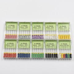 6 Pcs/Pack Dental NITI Endodontics H/K-Files 21/25/31mm Root Canal Hand Use File