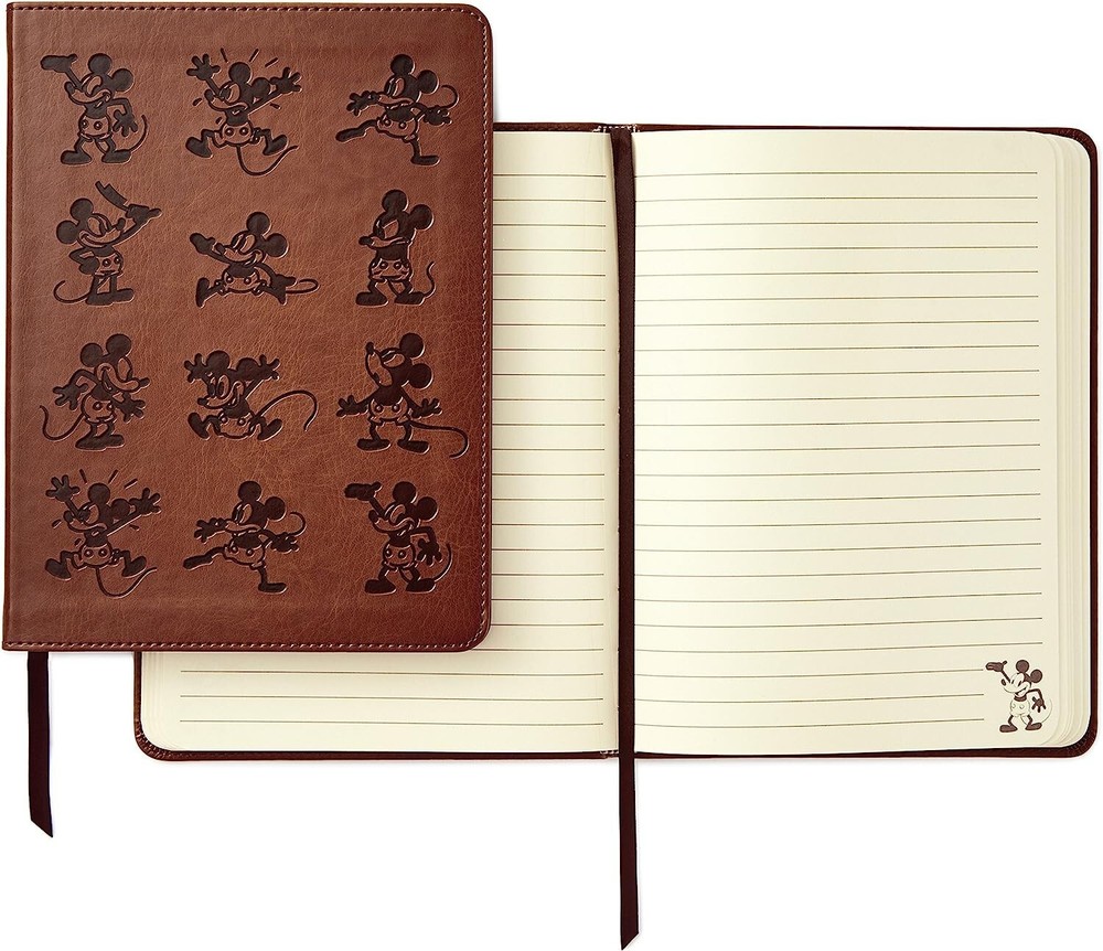 Hallmark Twelve Mickeys Faux Leather Journal
