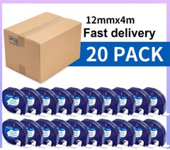 20-Pk/Pack 91331 91201 Letratag Refill Compatible for Dymo Label Maker Tape 1/2″