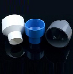 PVC Reducer Straight Connector Socket Pipe Hose Reducing Coupler, Multi-Sizes