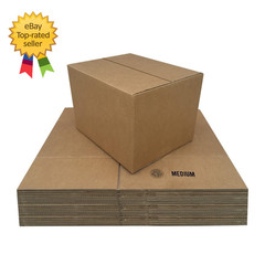 Moving Boxes Medium 18″L X 14″W X 12″H 20 Pack Corrugated Cardboard Box for Shi