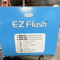 Zurn ZERK-CPM EZ Flush Sensor Retrofit Kit Automatic Flushing Valve Chrome Cover