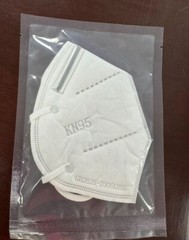 1000 pcs Individually Wrapped White KN95 Face Masks