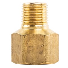 1/4″ FNPT 1/8″ MNPT Pipe Adapter Solid Brass Pressure Gauge Connector Extender