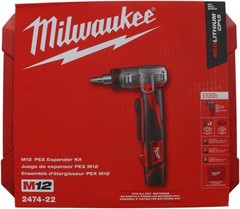 Milwaukee 2474-22 M12 FUEL ProPEX Expander Kit Batteries Charger Case NEW