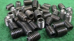 (50) 3/8-16 x 1/2 socket set screw Knurled cup point Unbrako 1112092