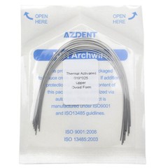 5 X Orthodontic Dental Arch wires Thermal Activated Niti Rectangular All Sizes