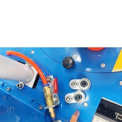 110V Woodworking Curve&Straight Edge Bander Double-sided Polishing Trimming