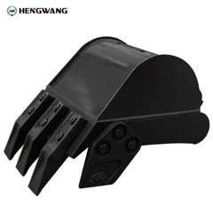 Enlarged 11.8in Mini Excavator Attachment Bucket Strong Alloy High Compatibility
