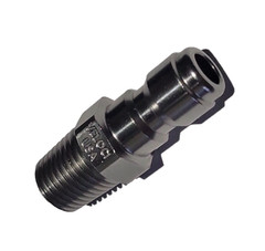Prima 3/8 NPT Male Plug For Stainless Steel Quick Connect – Made in the USA