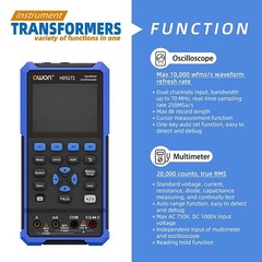OWON HDS272 2IN1 Digital Oscilloscope 70MHz 250MSa/s Multimeter