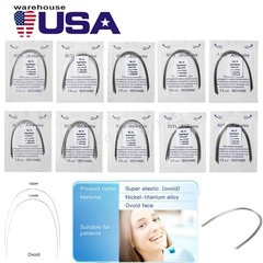 Ortodoncia Dental Super Elástico Niti Redondo Arco Alambres para Bracket