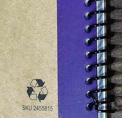 RARE BRAND NEW OFFICIAL MICROSOFT PURPLE BINDING NOTE PAD 75 PAGES PAPER JOURNAL
