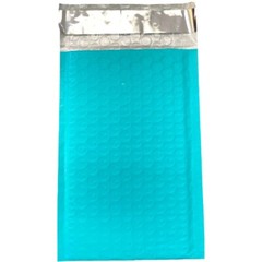 50 4″ x 7″ Teal Poly Bubble Mailers Self Seal Envelopes