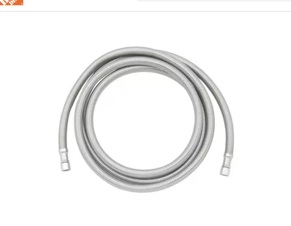 1/4 in. Compression x 1/4 in. Compression Braided Ice Maker Connector (Box of 9)
