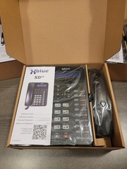 New XBlue X16 Plus Hybrid business phone system bundle with 4 digital phones