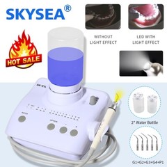 Dental Ultrasonic Piezo Scaler LED Handpiece 2*Bottle Cavitron f/ EMS WOODPECKER