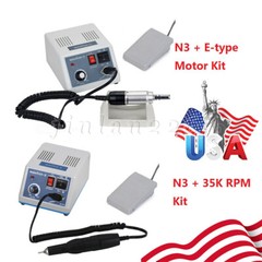 Dental Lab MARATHON-III Micromotor 35K RPM Polisher Grinder Machine Tool & Pedal