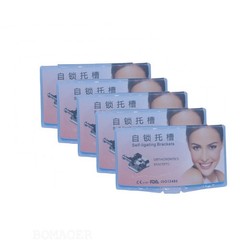 20Pcs/Kit Self-Ligating Metal Dental Brackets Roth 0.22, 345 Hook + Tool