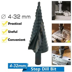 3Pcs/Set HSS Step Drill Bit Set Large Cone Titanium Bit Metal Hole Cutter