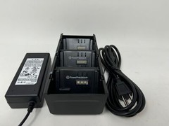 Zebra 3-Slot Charger for ZQ & QLN Series printer Battery P1090784 w Power Supply