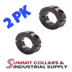 2-1/4″ Double Split Shaft Collar Black Oxide (qty 2) CB2-225-2
