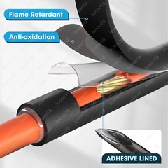 Adhesive Heat Shrink Tubing 4:1 Ratio Dual Wall Protection UV Moisture Resistant