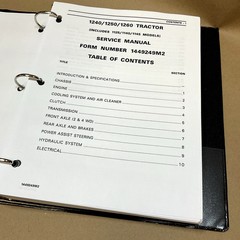 Service Manual for Massey Ferguson MF 1250 1260 Tractor Repair Shop Workshop