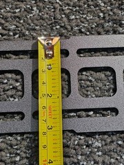 (QTY 2) Builtright Industries 201156 Tech Plate 23″ x 3″ MOLLE Mounting Panel
