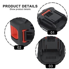 Practical Lithium-ion Battery Box for 18V/21V Power Tools with Bracket Support
