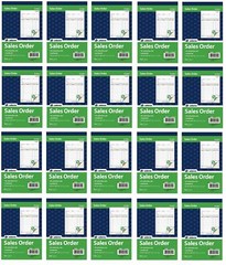 Adams Carbonless Sales Order Book 50 Sets 2 Part with Receipt Numbers