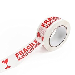 6 Rolls 3″x110 Yards Fragile Handle with Care Packing Shipping Box Sealing Tape
