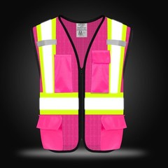 Safety Vest with Pockets – High Visibility Reflective Mesh Vest for Men & Women