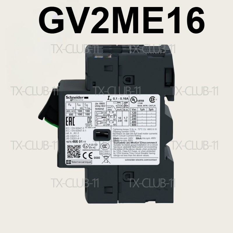 1 PCS NEW Schneider GV2ME16 Motor Circuit Breaker Manual Starter Protector