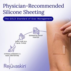 Rejuvaskin Scar Fx Silicone Sheeting 1 Inch X 22 Inches Silicone Tape For