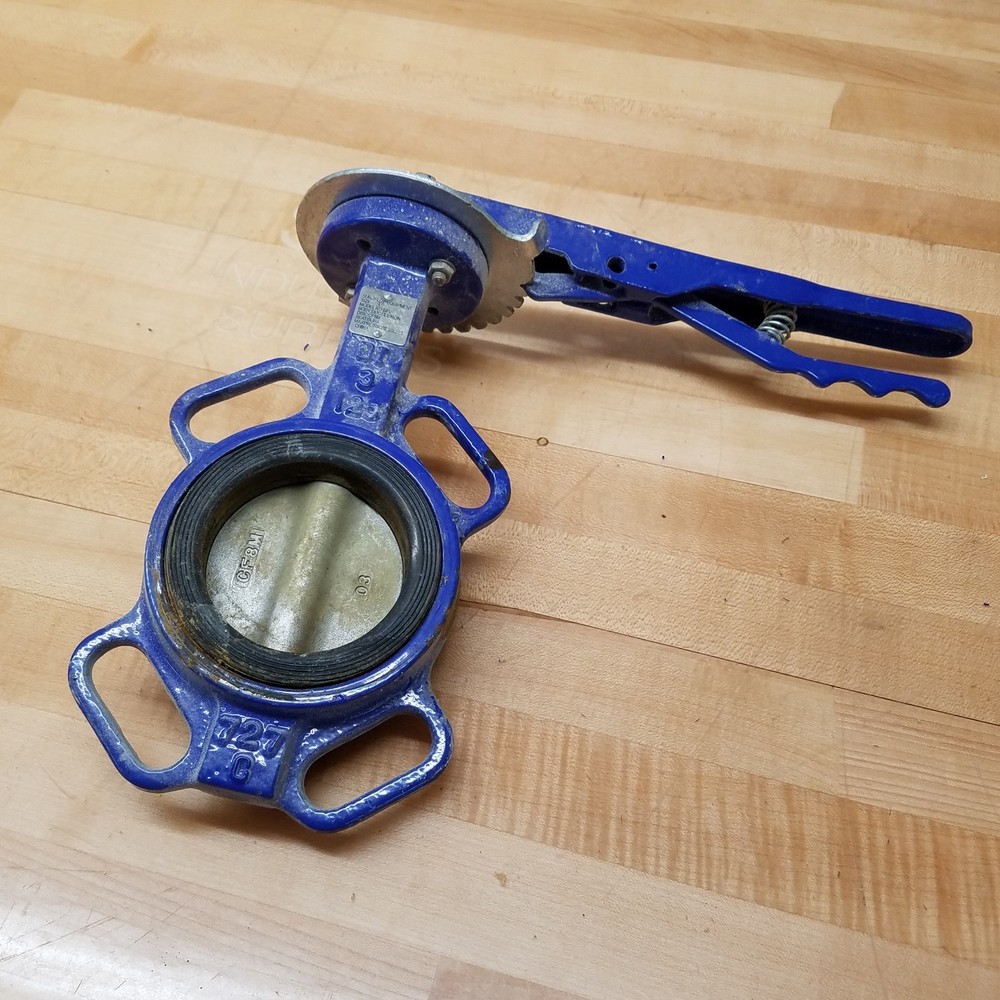 Sure Flow BFV 3″ Butterfly Valve, Ductileiron Body, CF8M Disc, 200PSI Max – USED