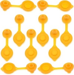 10Pcs Yellow Fuel Gas Can Jug Vent Cap Blitz Wedco Scepter Essence Midwest Eagle